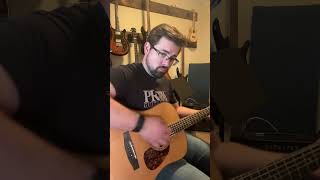 Riffing on a Furch Vintage 3 Dreadnaught before it goes to its forever home #furchguitars