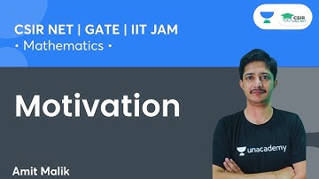 Motivation Session | CSIR NET | GATE | IIT JAM | By Amit Malik