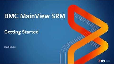 MainView SRM – Getting Started