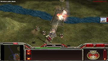 Command & Conquer: Generals, Against The Odds Map, China vs 3 USA Brutal Difficulty