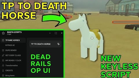 Dead Rails New Script – TP to Rare Death Horse (OP)