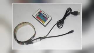 5V USB Powered RGB Color Changing LED Strip TV Mood IR Remote Control Manual Button Control screenshot 4