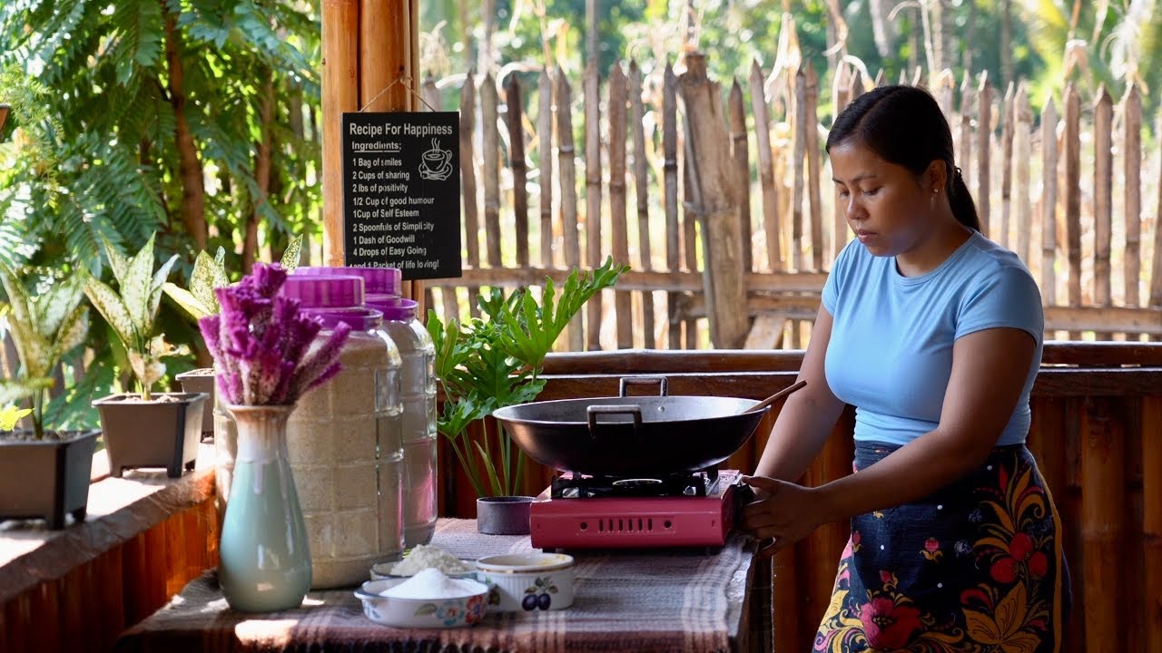 FARM TO TABLE | The sowing of seeds to harvest | I made Putotik, Pulvoron, and Hot drinks from Corn