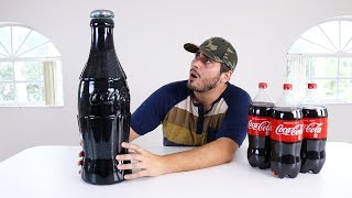 COMPREI A MAIOR COCA-COLA DO MUNDO ( COISAS GIGANTES )