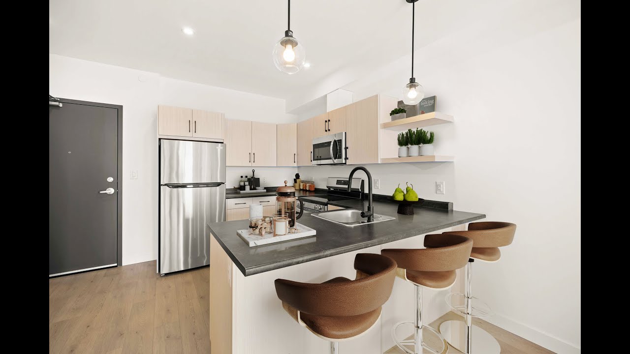 Walnut: White Cabinets and Black Accents – 225 Peguis Winnipeg