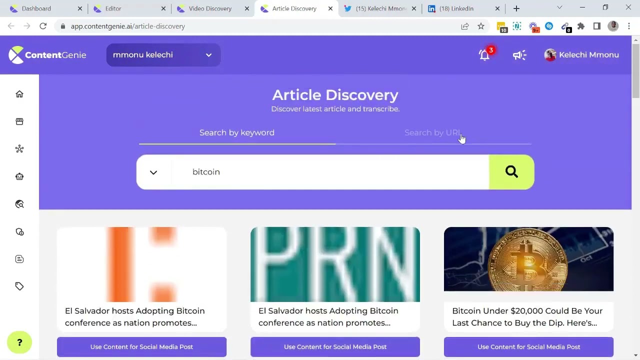 Content Genie Demo Video