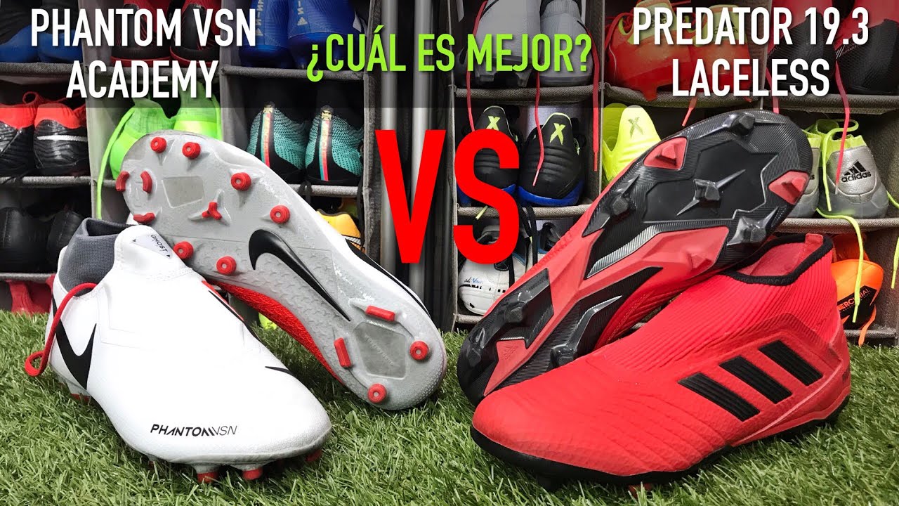 nike phantom vision vs adidas predator