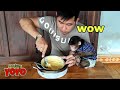 YoYo JR makes mango ice with dad