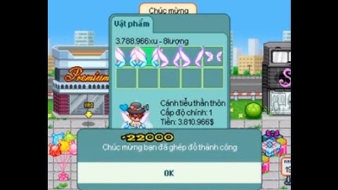 [ Nâng Cấp Đồ Avatar - TeaMobi ] One Hit Cánh Tiểu Thần Thông Thái