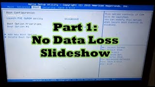 1. Aptio Setup Utility Solved | No Data Loss | Slideshow