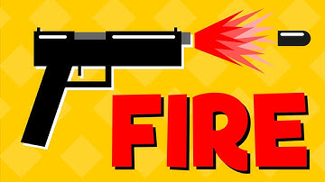 How To Fire Bullets With Different Fire Rate In Game Made With Unity Software | Simple Tutorial
