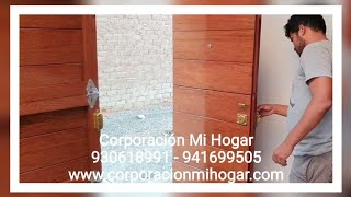 Instalación de puerta batiente de dos hojas a control remoto ESPECIALISTAS  SILVER 944437627 