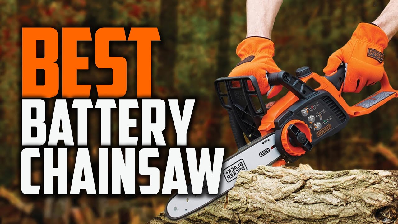 Top 5 Best Battery Chainsaw [Review in 2022] for Carving, Cutting Logs ...