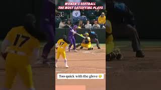 Women’s Softball The Most Satisfying PlaysWomen’s#womenssoftball #softball #fastpitchsoftball