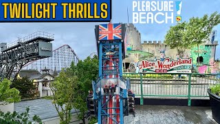 Blackpool Pleasure Beach TWILIGHT THRILLS Vlog & Updates May 2025