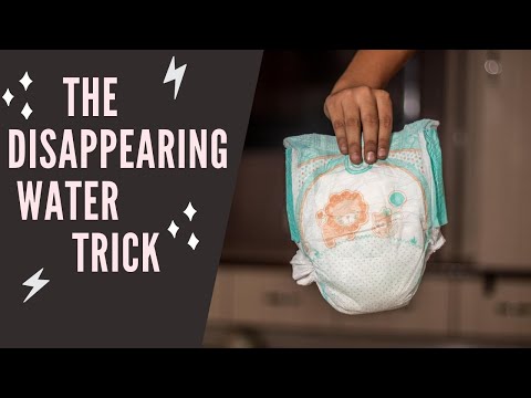 Learn to make Water Disappear using Diapers and the Power of Polymers and Hydrogels