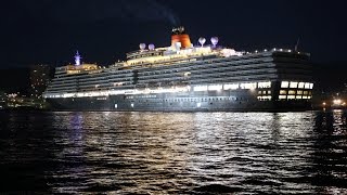 「クイーン・エリザベス」が神戸港に入港