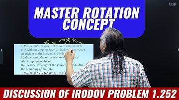 Master Rotation Concept Discussion of Irodov Problem 1.252 | Physics | NJ Sir