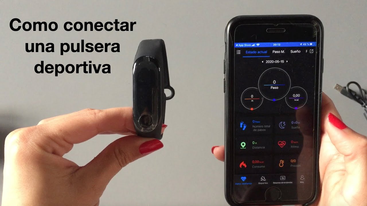 Como conectar una pulsera deportiva a nuestro telefono 