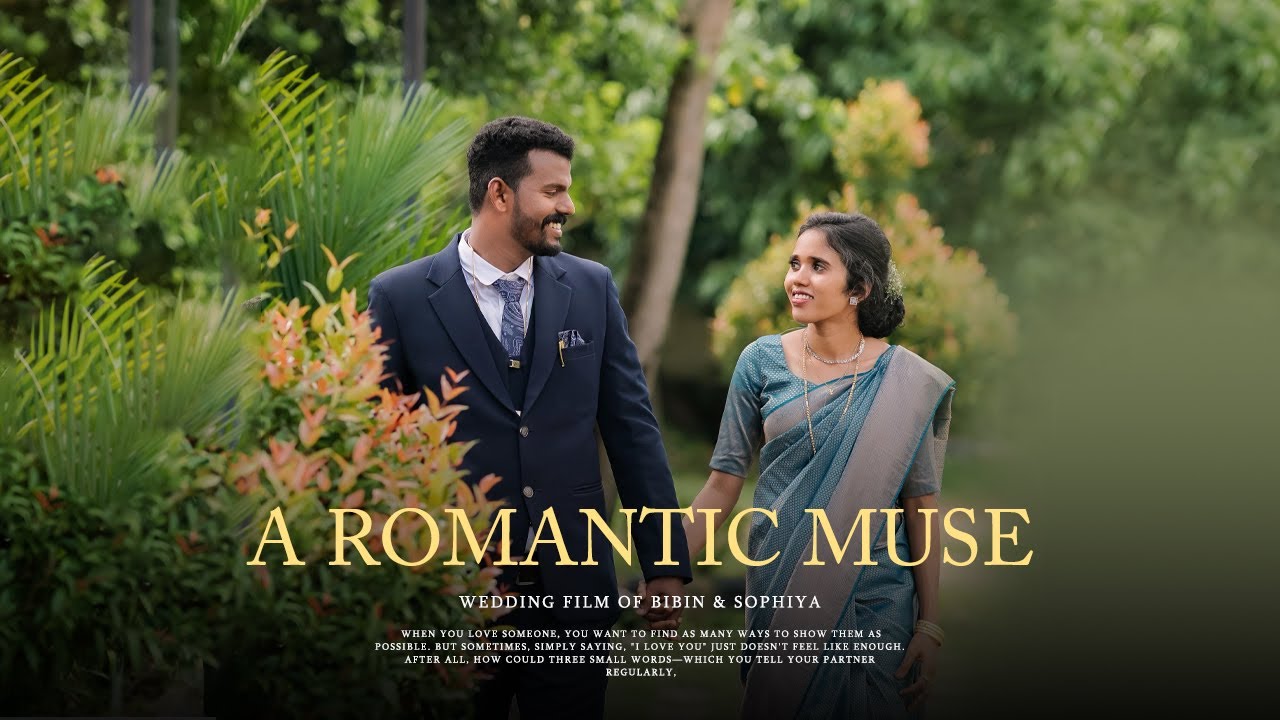 A Romantic Muse | Catch the Trending Wedding Glimpses of Bibin & Sophiya - From the house of SLS  4K