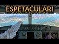 TAP A330 - DECOLAGEM E POUSO - COCKPIT VIEW -  CLASSE EXECUTIVA - Do Rio de Janeiro a Lisboa