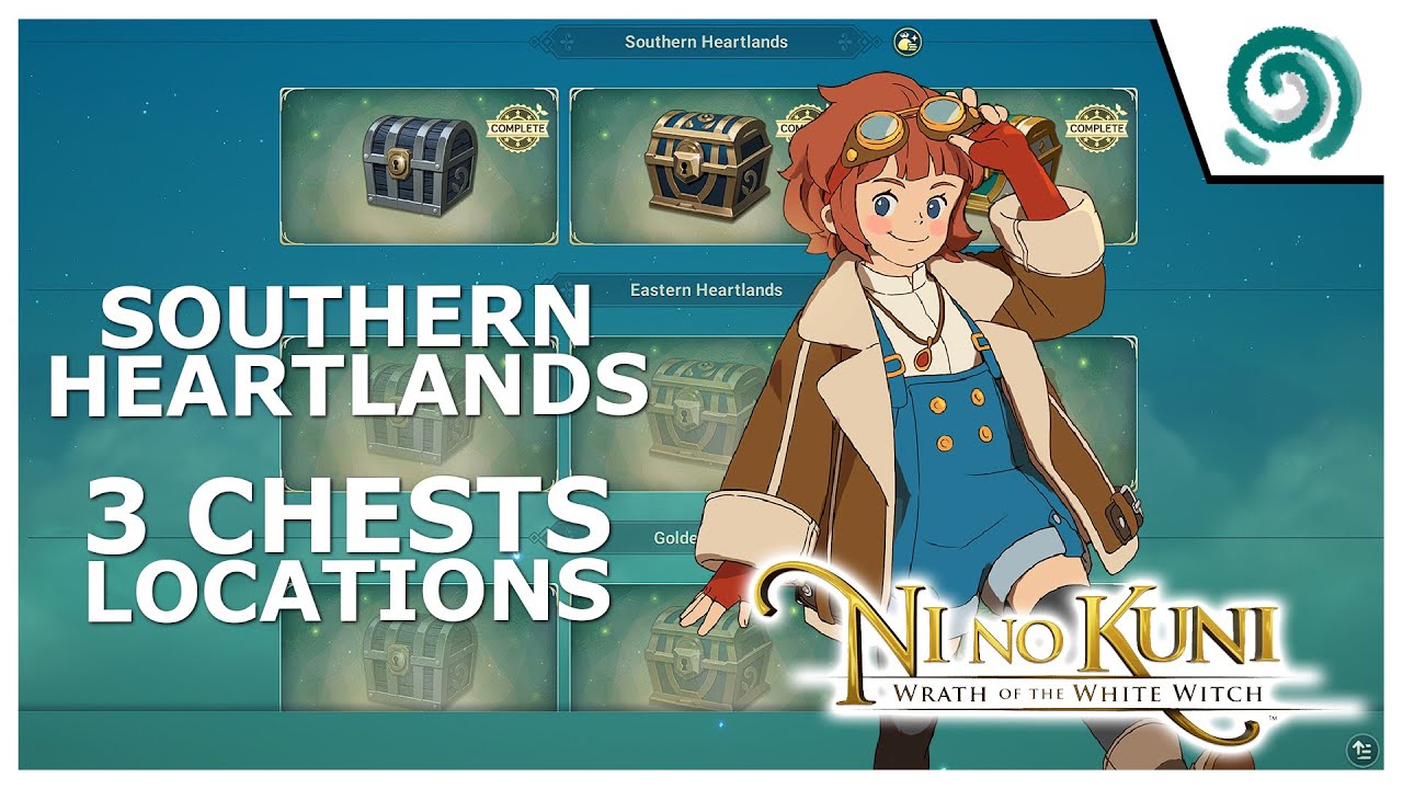 Ni no Kuni: Cross Worlds | Southern Heartlands 3 Chest Locations - YouTube