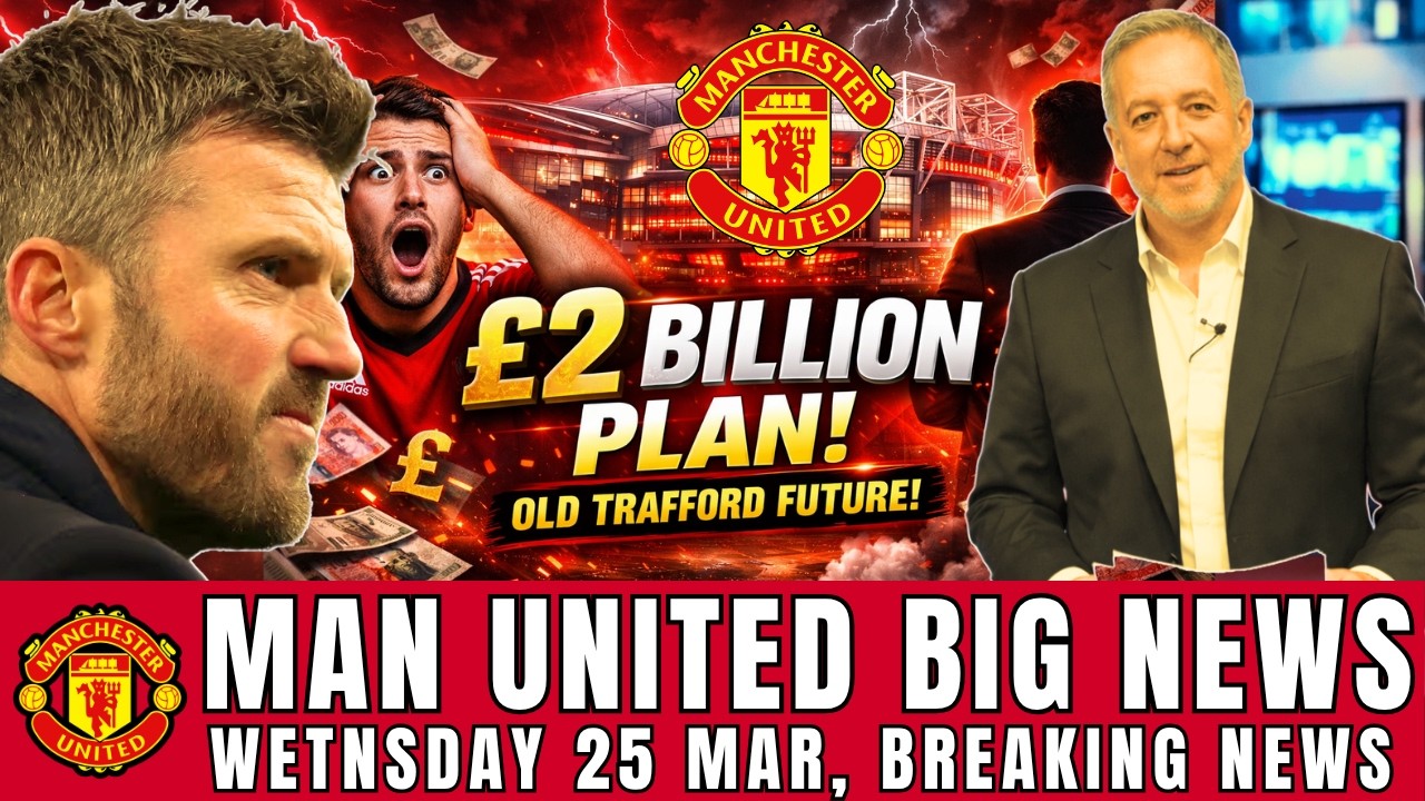 💥 MAN UTD ANNOUNCE £2B OLD TRAFFORD PLAN & COMPLETION DATE! 🏟️ - YouTube