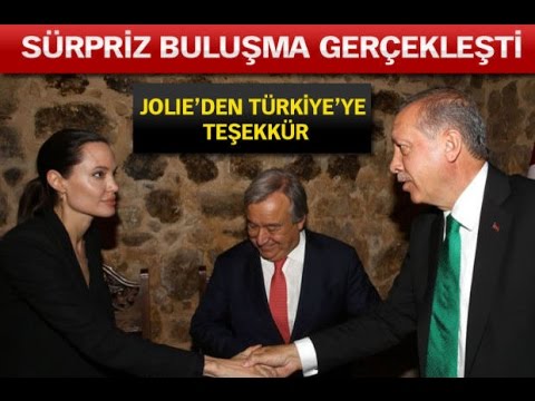 Angelina Jolie Erdoğan Ve Ahmet Türk İle ayrı ayrı görüştü.