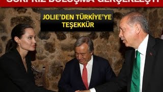 Angelina Jolie Erdoğan Ve Ahmet Türk İle ayrı ayrı görüştü. Resimi