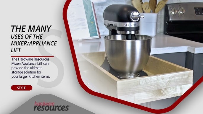 Hardware Resources Soft-close Mixer/Appliance Lift ML-1CH - Builtinz-  Kitchen & Bath Products