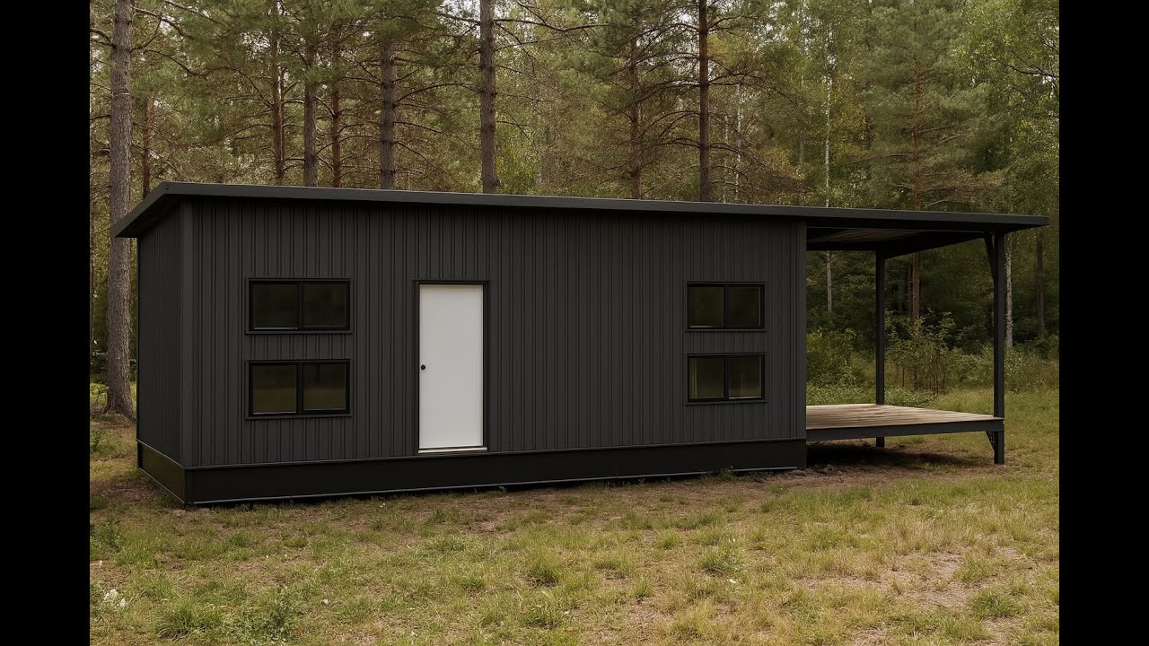 Build Your Dream Cabin: The Ultimate 15x30 Single-Slope Side Porch Kit