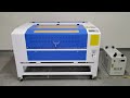 HL 1060Z 100W RECI W2 CO2 Laser Cutting Engraving Machine Setup