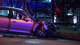 Akron high-speed chase ends in crash
