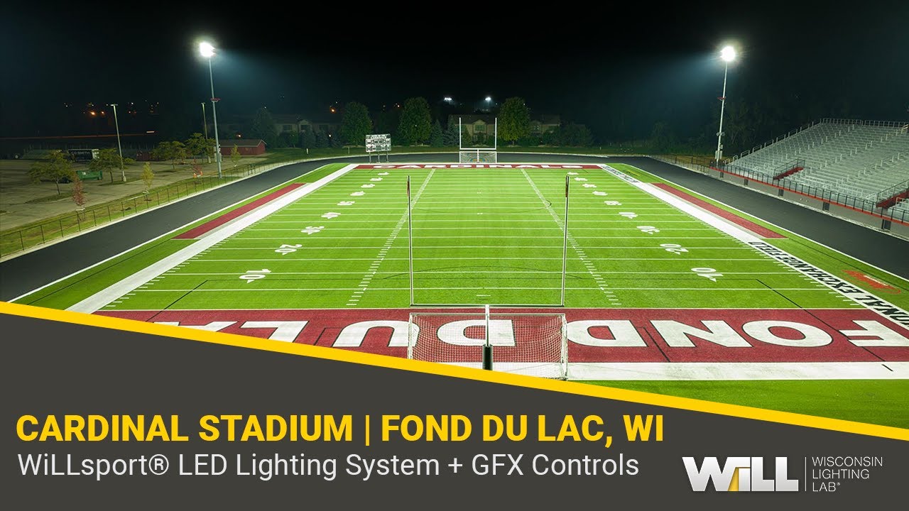 Fond du Lac High School Football - Cardinal Stadium | WiLLsport® LED ...