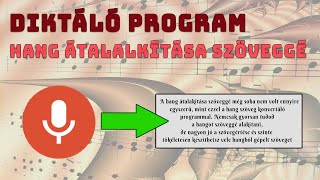 Diktáló program - hang átalakítása szöveggé gyorsan , egyszerűen 📤 screenshot 1