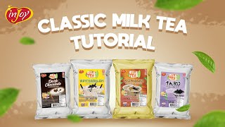 4 Basic Milk Tea Recipes you can do for your business | Classic Milk Tea from inJoy