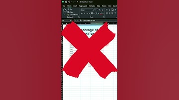 Percentage of Total In Excel  | EXCEL TIPS & TRICK | AVISION TECH HINDI | @EditZAvision65