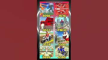 Real code💯✅ 💥 Indian bike driving 3d all new cheat code update + plugin cheat code#gaming #shorts