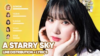 GFRIEND - A Starry Sky (Line Distribution   Lyrics Color Coded) PATREON REQUESTED