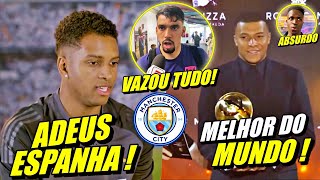 URGENTE ! R0DRYGO FORA DO REAL | MBAPPÉ ELEITO MELHOR DO MUNDO | VAZA LANCES DE PAQUETA