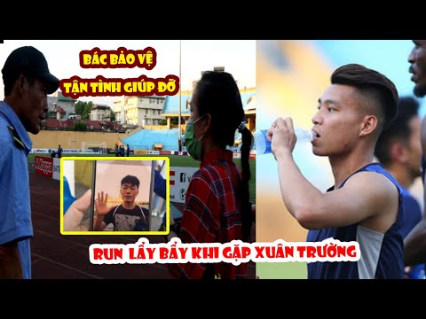 Video Fan nữ run lẩy bẩy khi gặp Xuân Trường, Văn Thanh đeo... - youtube