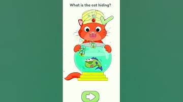 Dop2 | level 70  | What is the cat hiding ? | delete one part | #dop2 #solve #shorts