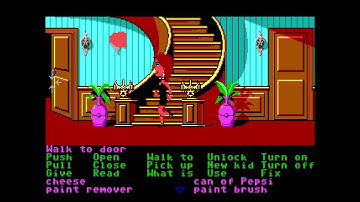 Day of the Tentacle Remastered Maniac mansion microwaving the hamster