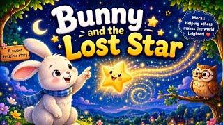 🌙 Bunny and the Lost Star | Bedtime Story for Kids | Sleep Story with a Heartwarming Lesson