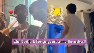 Taejin / JinV: When Seokjin & Taehyung can't control themselves!! 🔥