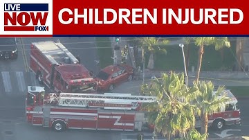Multiple children injured in car crash in Anaheim, CA