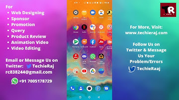 Fix OnePlus 9r Camera Not Working After Update Problem Solved