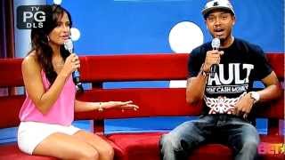 Rocsi Diaz Legs & Beautiful Thighs & Shows Her Belly 7312