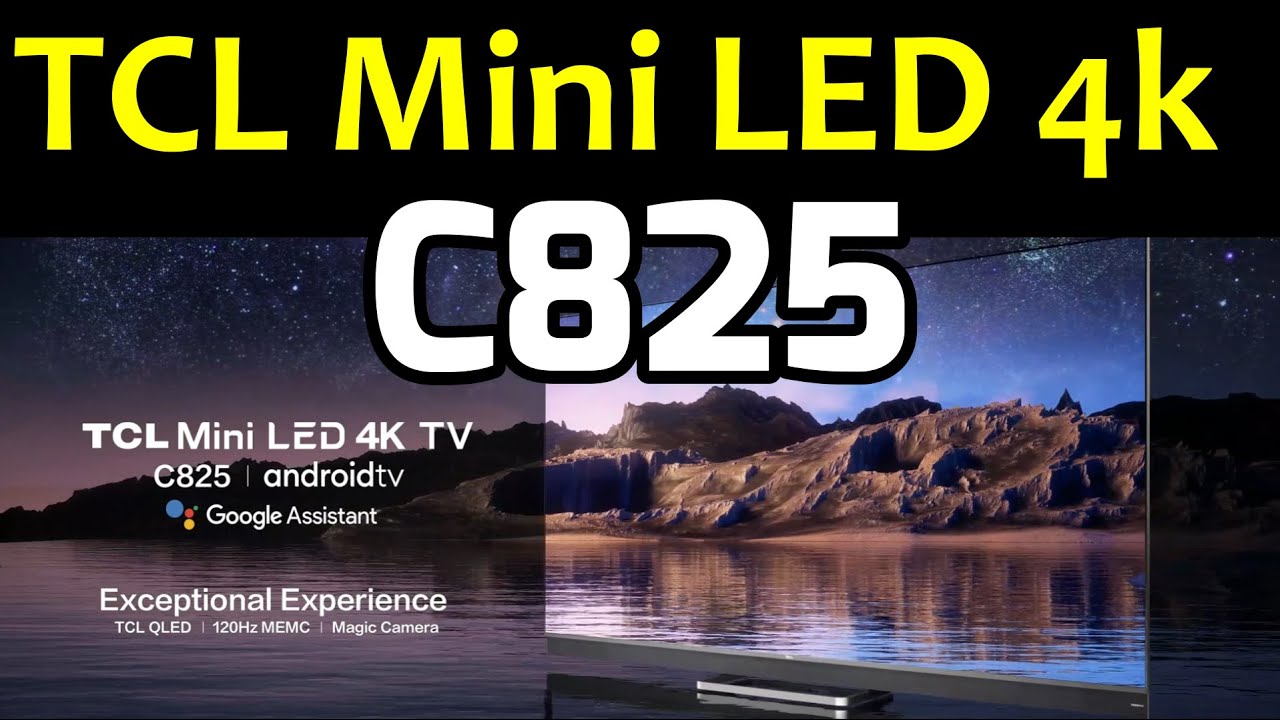 Smart Tv 4k Mini Qled 55 Tcl L55c825 120hz Google Tv Webcam