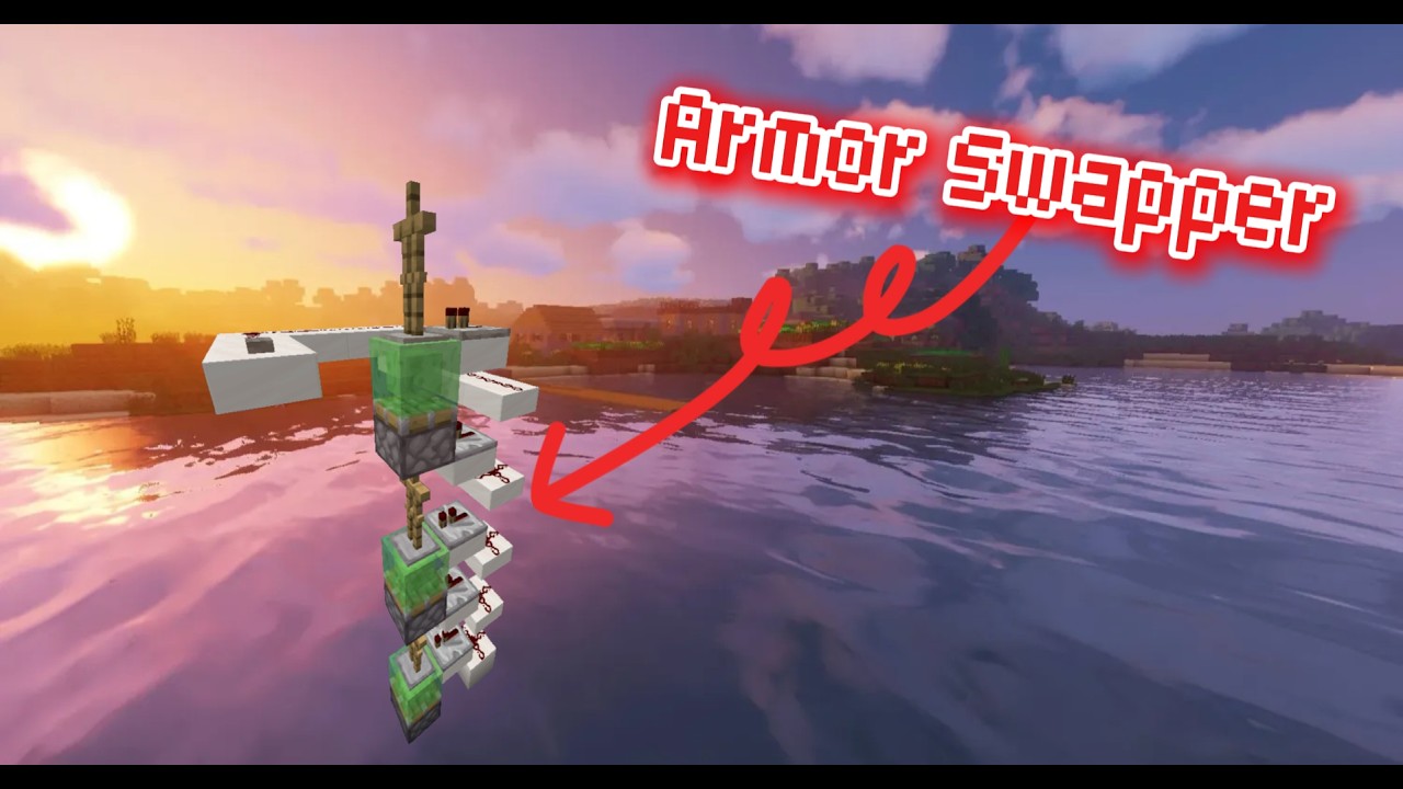 Comment FAIRE un ARMOR SWAPPER sur Minecraft 